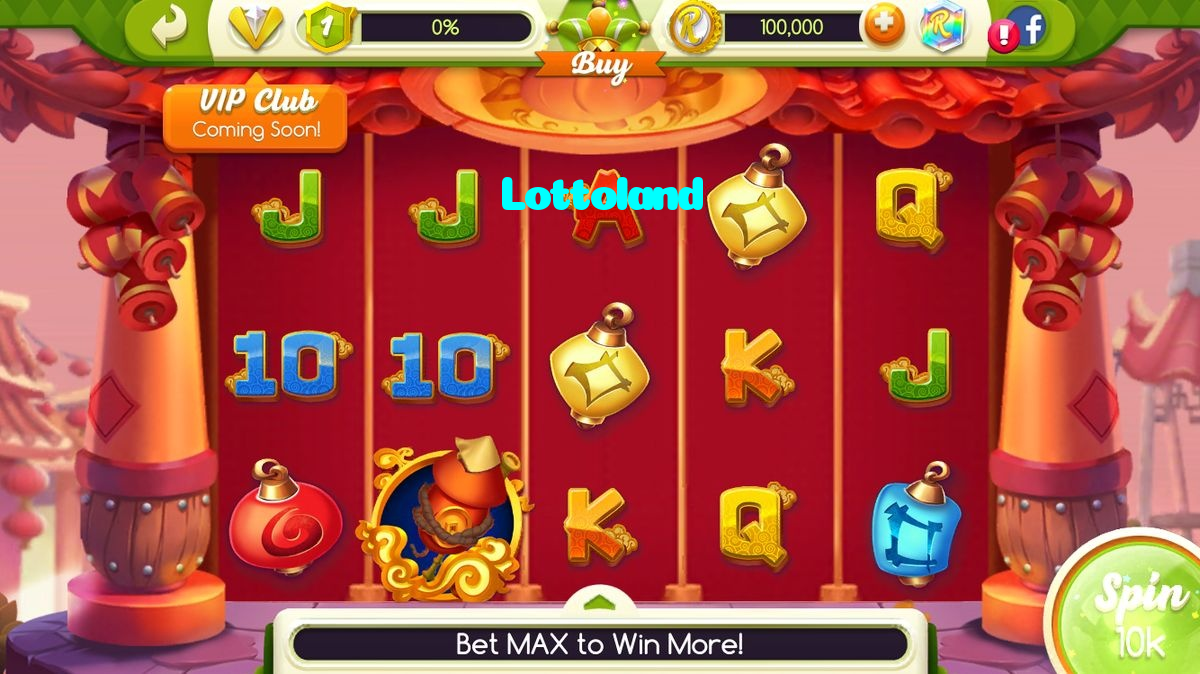 Lottoland casino presented on mobile device in Pakistan with slots and live games