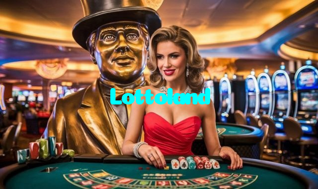 Lottoland casino presented on mobile device in Pakistan with slots and live games
